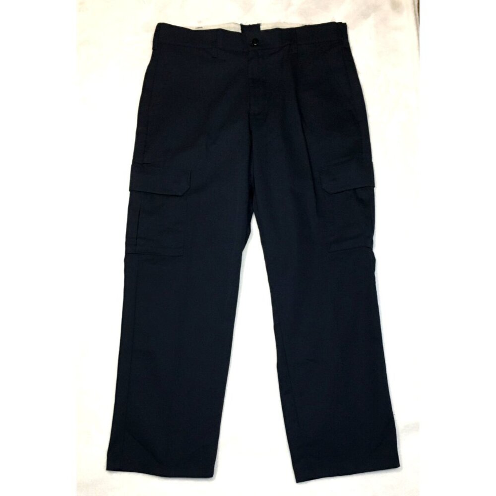 Red Cap Industrial Cargo Pants Navy Blue Men's Work Tag 32 x 32 FIT 34.5 x 31